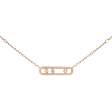  Pink Gold Diamond Necklace Baby Move