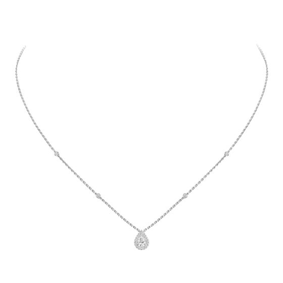 Collier Joy 0,25ct Collier Diamant Or Blanc