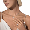 Joy pear-cut necklace
