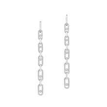  Move Link Multi Pendant Earrings White Gold Diamond Earrings