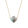 Collier, Labradorite, Or Jaune