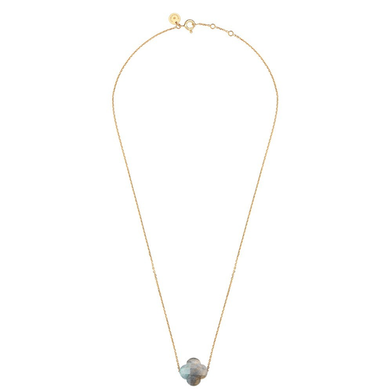 Necklace, Labradorite, Yellow Gold