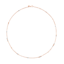  Rose Gold & Silver Mini Granelli Necklace
