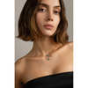 Necklace, Green Agate, Diamonds, Mother Of Pearl, Yellow Gold