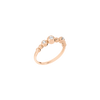 Rose Gold & White Diamond Bollicine Ring
