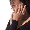 Bague solitaire Joy taille poire, moyen modèle