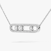 Move Classique pavé necklace, large model