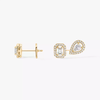 Boucles d'oreilles My Twin 1+2 0,10ct x3 Boucles d'oreilles Diamant Or Jaune