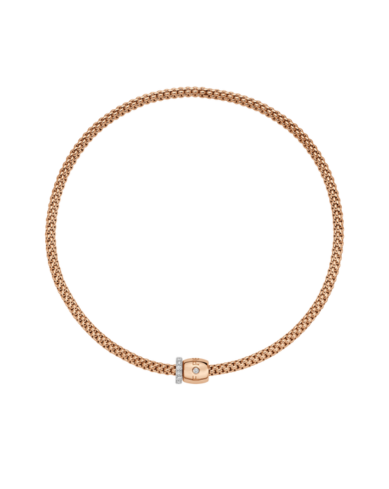 SOLO Flex'it Necklace with Ornamental Clasp AND DIAMONDS