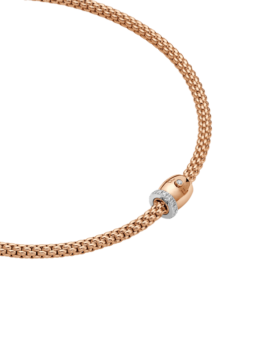 SOLO Flex'it Necklace with Ornamental Clasp AND DIAMONDS