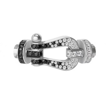  WHITE GOLD FORCE 10 WITH DIAMONDS, LARGE BUCKLE