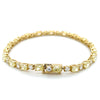 Yellow & White Diamonds Tennis Bracelet