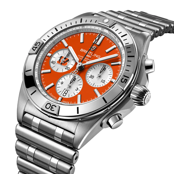 Chronomat B01 42 NFL Cincinnati Bengals Edition