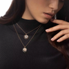 Lucky Move pavé necklace, small model