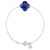 Bracelet, Lapis Lazuli, Or Blanc