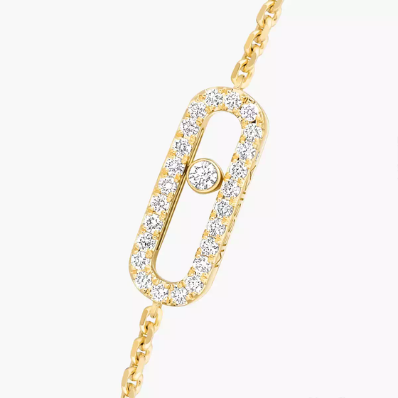 Bracelet pavé Move Uno Bracelet Diamant Or Jaune