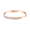 Bracelet Move Noa semi-pavé, petit modèle Bangle bracelet diamant semi pavé en or rose Move Noa