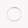 Move Noa Semi-Pavé Bangle SM Pink Gold Diamond Bracelet
