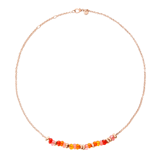 Collier Rondelle Argent Doré & Pet