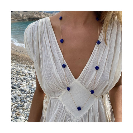 Sautoir, Lapis Lazuli, Or Jaune