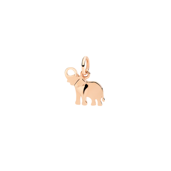 Rose Gold Elephant Charm