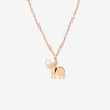 Pendentif Éléphant Or Rose