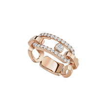  Pink Gold Diamond Ring Move Link