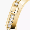 Moderniste pavé ring, small model Moderniste ring in 18-karat yellow gold, featuring brilliant-cut pavé diamonds.