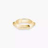 Moderniste pavé ring, small model Moderniste ring in 18-karat yellow gold, featuring brilliant-cut pavé diamonds.