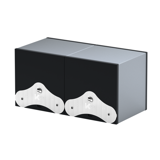 Masterbox Aluminium Argent 2 Montres