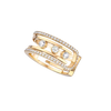 Move 10th ring Move 10th diamond ring in yellow gold