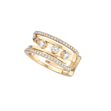  Bague Move 10th Bague Diamant Or Jaune