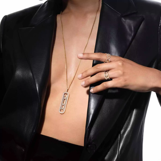 Move 10th Yellow Gold Diamond Ring