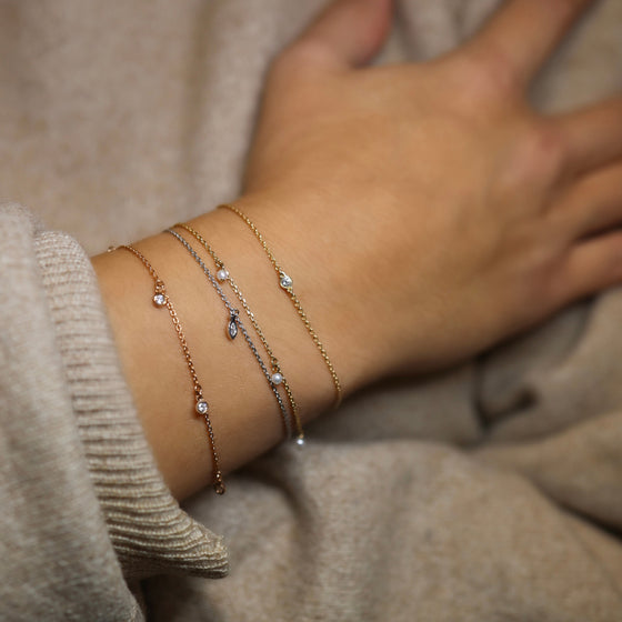 Marquise Diamond Charm