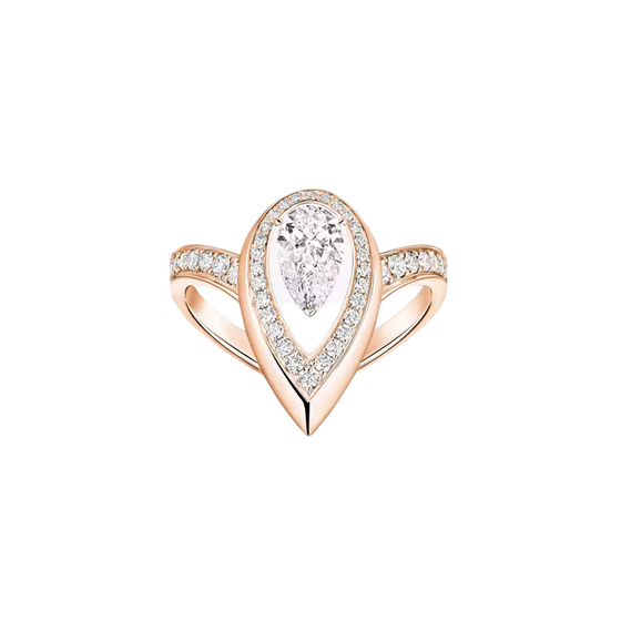 Fiery 0.50ct Pink Gold Diamond Ring