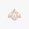 Fiery 0.50ct Pink Gold Diamond Ring