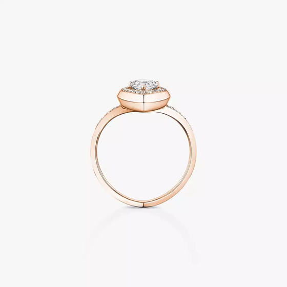 Fiery 0.50ct Pink Gold Diamond Ring