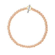  Rose Gold Rondelle Bracelet
