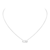 Move Uno White Gold Diamond Necklace