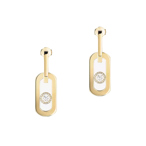 Boucles d'oreilles pendantes So Move XL Boucles d'oreilles Diamant Or Jaune
