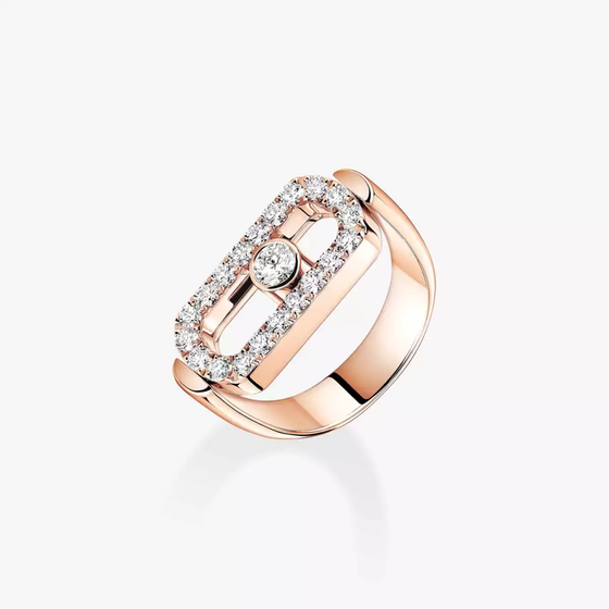 Bague Imperial Move Bague Diamant Or Rose