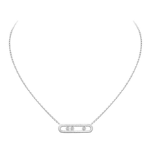  Move Classique Ciselé White Gold Diamond Necklace