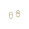 Puces Move Uno Boucles d'oreilles Diamant Or Jaune