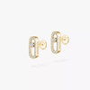 Puces Move Uno Boucles d'oreilles Diamant Or Jaune