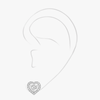 White Gold Diamond Earrings Joy cœur 0.15-carat stud earring
