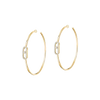 Move Uno hoop earrings large