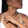 Move Uno hoop earrings, large model