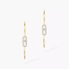 Move Uno hoop earrings, large model