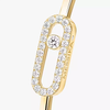 Move Uno Pavé Flex Bangle MM Yellow Gold Diamond Bracelet