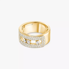 Move Noa LM Pavé Yellow Gold Diamond Ring